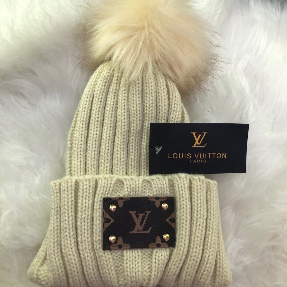 Repurposed Louis Vuitton Beanie